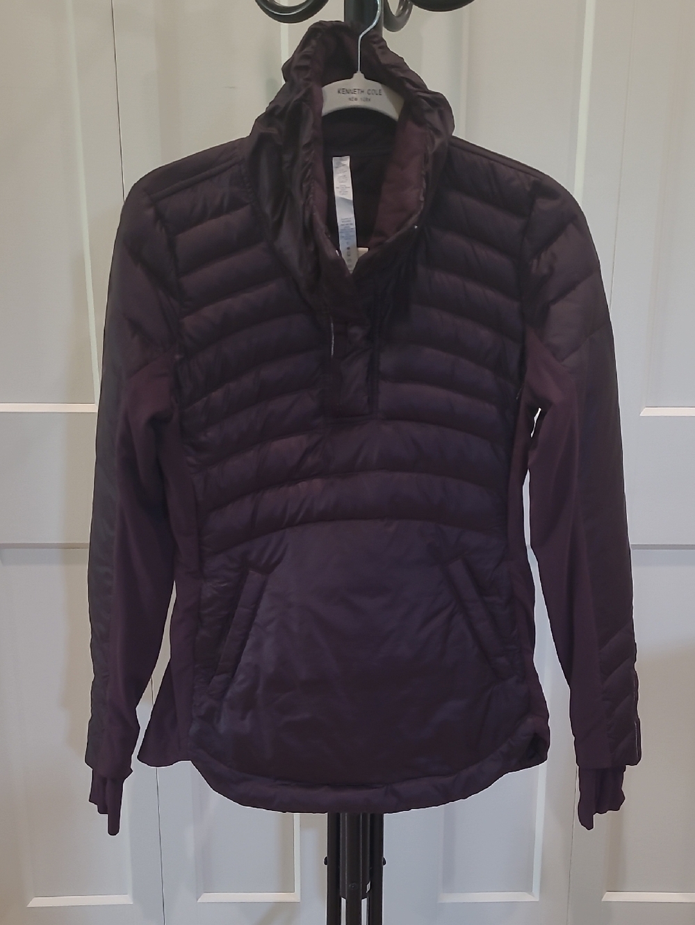 lululemon athletica Down For A Run Pullover Jacket - Deep Plum